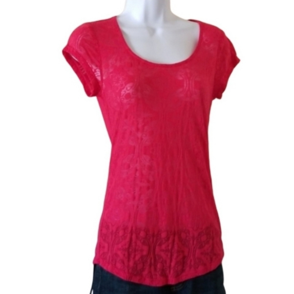 Ann Taylor Factory Outlet Red Tee, sz XS